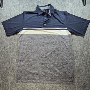 FootJoy Blue Gray Golf Polo Shirt Mens Large
